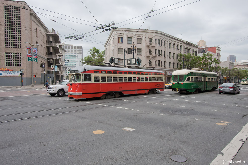 Старые трамваи
