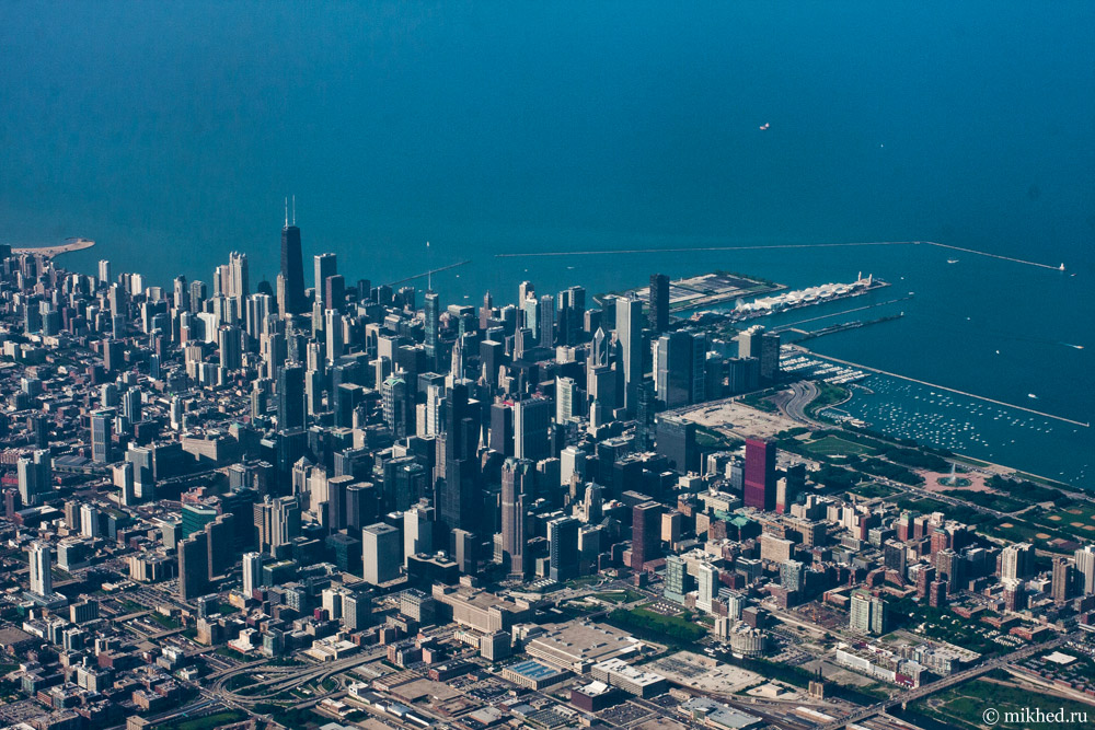 Центр Чикаго с высоты