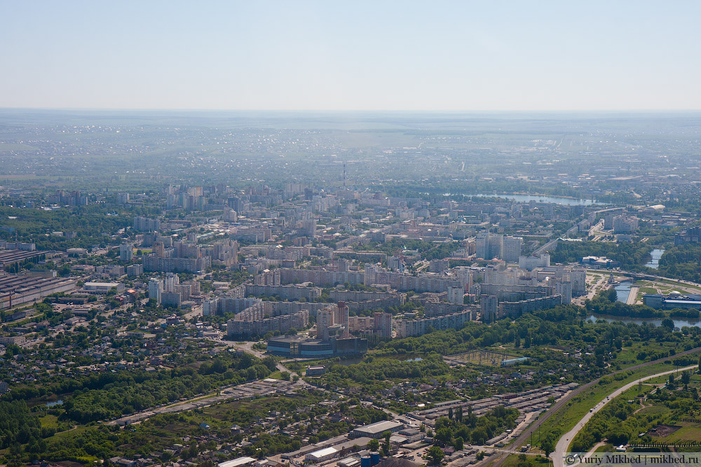 Центральная часть Белгорода с запада