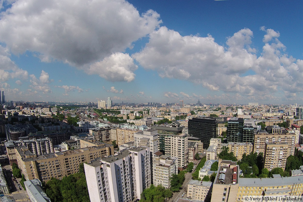 Москва с квадрокоптера