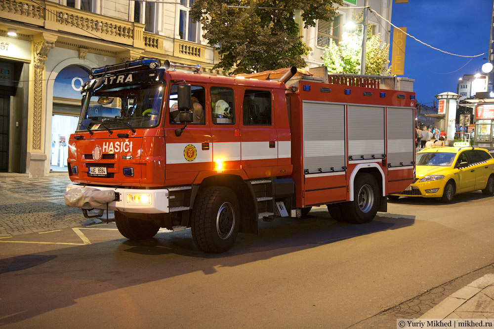 Чешский пожарный автомобиль